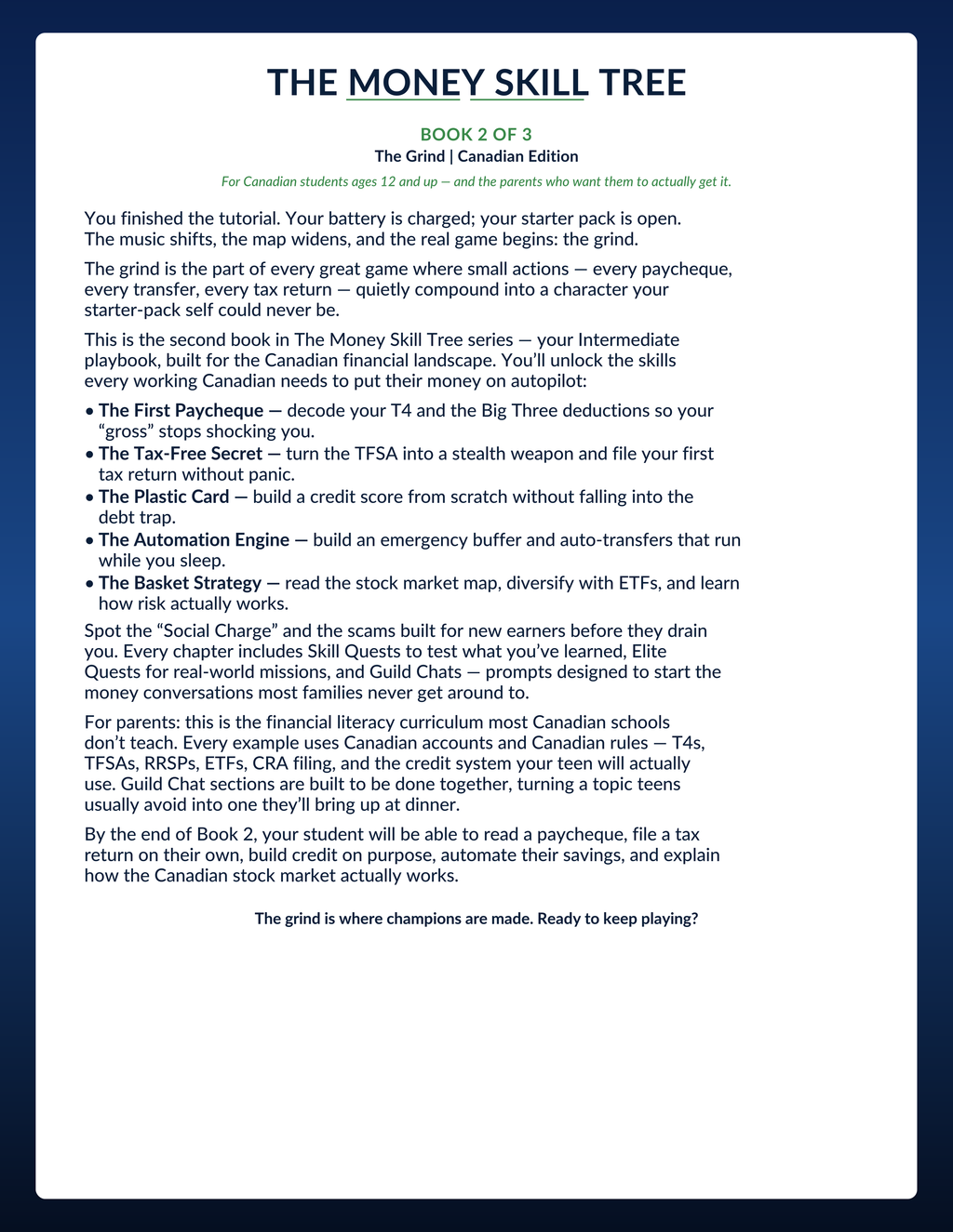 The Grind – Canadian Edition (Book 2)