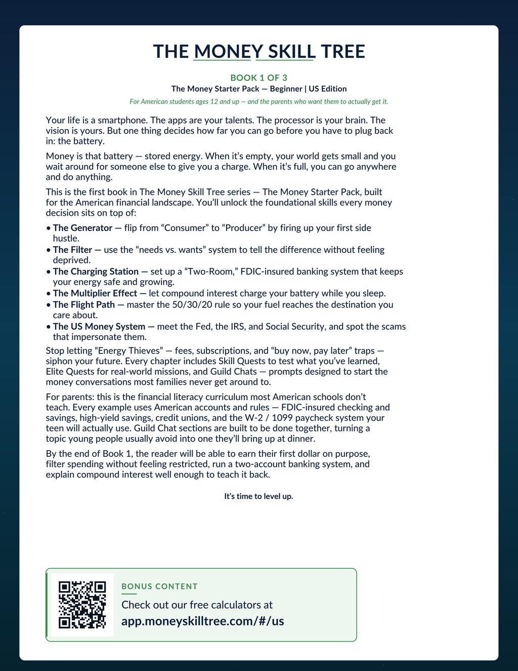 The Money Starter Pack – US Edition (Book 1) — Coming Soon