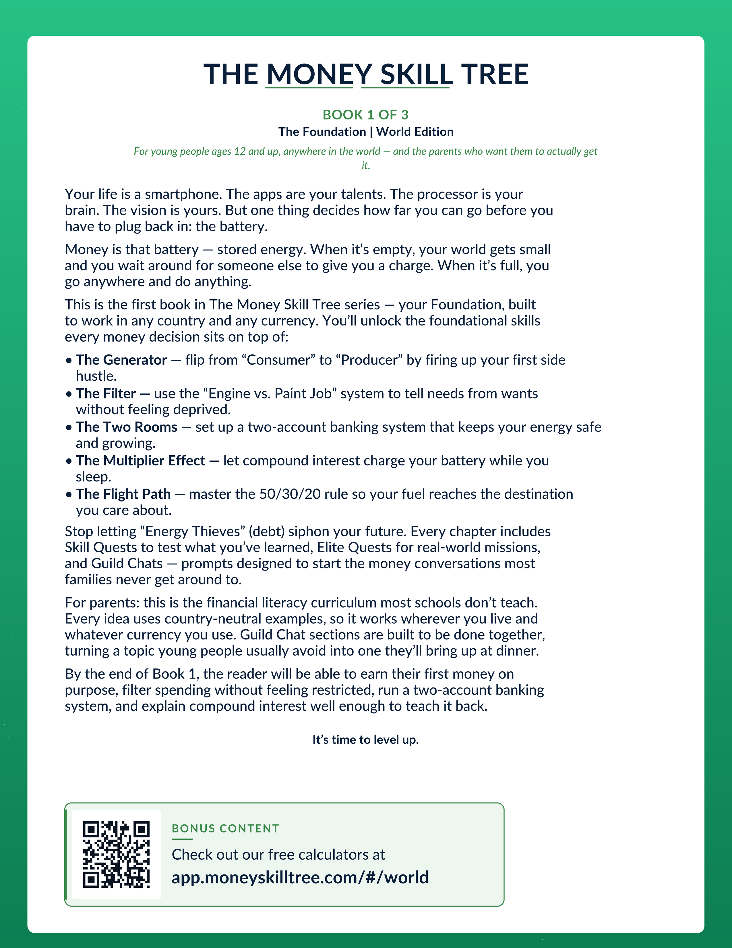 The Money Starter Pack – World Edition (Book 1) — Coming Soon